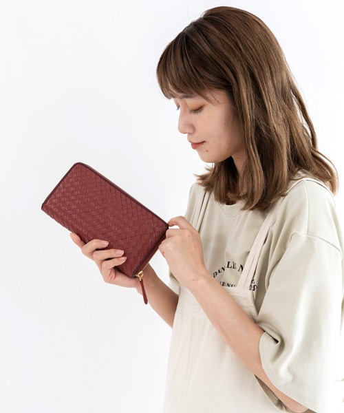 羊革メッシュ長財布（財布）｜VitaFelice（ヴィータフェリーチェ）