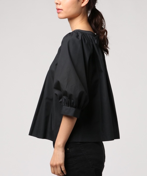 Tiara（ティアラ）の「ゆるネックバックレースアップブラウス（シャツ/ブラウス・レディース・ブラック/ベージュ/ブラウン・FREE）」の21枚目の写真