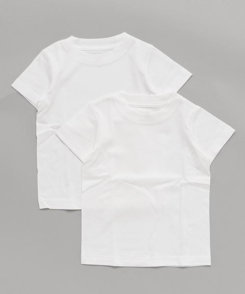 HANES（ヘインズ）の「【Hanes】BEEFY-Tシャツ2P（Tシャツ/カットソー・キッズ・グレー/ブラック/レッド/オフホワイト/ネイビー/カーキ/ブルー・90/100/110/120/140/130）」の9枚目の写真