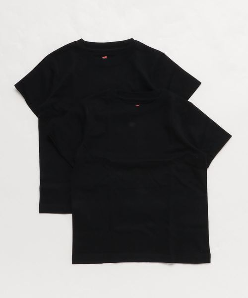 HANES（ヘインズ）の「【Hanes】BEEFY-Tシャツ2P（Tシャツ/カットソー・キッズ・グレー/ブラック/レッド/オフホワイト/ネイビー/カーキ/ブルー・90/100/110/120/140/130）」の10枚目の写真