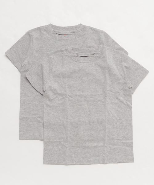 HANES（ヘインズ）の「【Hanes】BEEFY-Tシャツ2P（Tシャツ/カットソー・キッズ・グレー/ブラック/レッド/オフホワイト/ネイビー/カーキ/ブルー・90/100/110/120/140/130）」の11枚目の写真