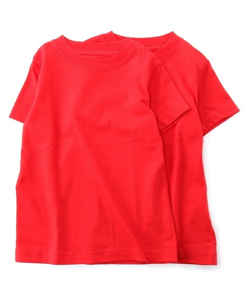 HANES（ヘインズ）の「【Hanes】BEEFY-Tシャツ2P（Tシャツ/カットソー・キッズ・グレー/ブラック/レッド/オフホワイト/ネイビー/カーキ/ブルー・90/100/110/120/140/130）」の21枚目の写真