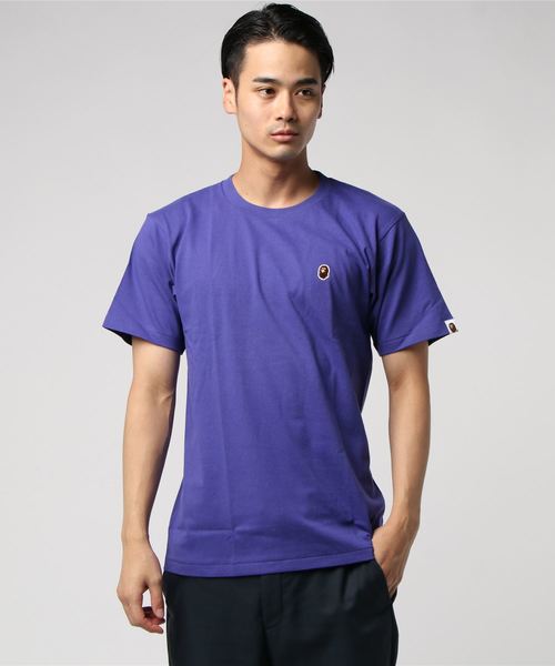 A BATHING APE(アベイシングエイプ)の「APE HEAD ONE POINT TEE M(Tシャツ/カットソー・メンズ・ホワイト/ブラック/パープル/レッド/バーガンディー/オリーブ/オレンジ/イエロー・SMALL/MEDIUM/LARGE/X-LARGE/XX-LARGE/XXX-LARGE)」の5枚目の写真