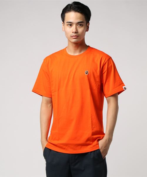 A BATHING APE(アベイシングエイプ)の「APE HEAD ONE POINT TEE M(Tシャツ/カットソー・メンズ・ホワイト/ブラック/パープル/レッド/バーガンディー/オリーブ/オレンジ/イエロー・SMALL/MEDIUM/LARGE/X-LARGE/XX-LARGE/XXX-LARGE)」の8枚目の写真