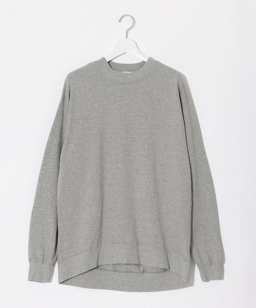 green label relaxing（グリーンレーベルリラクシング）の「『BRACTMENT（ブラクトメント)』 ﾍﾋﾞｰｳｪｲﾄ ﾓｯｸﾈｯｸ LS カットソー ◆（Tシャツ/カットソー・メンズ・ライトブルー/グレー/オレンジ系その他/ベージュ/ネイビー・38/36/40）」の2枚目の写真