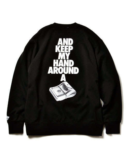 68&brothers(シックスティエイトアンドブラザーズ)の「Crew Neck Sweat "JUST WANNA CHILL"(スウェット・メンズ・ホワイト/ブラック/パープル・SMALL/MEDIUM/LARGE/X-LARGE/XX-LARGE)」の4枚目の写真