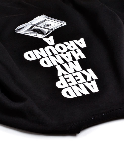 68&brothers(シックスティエイトアンドブラザーズ)の「Crew Neck Sweat "JUST WANNA CHILL"(スウェット・メンズ・ホワイト/ブラック/パープル・SMALL/MEDIUM/LARGE/X-LARGE/XX-LARGE)」の8枚目の写真