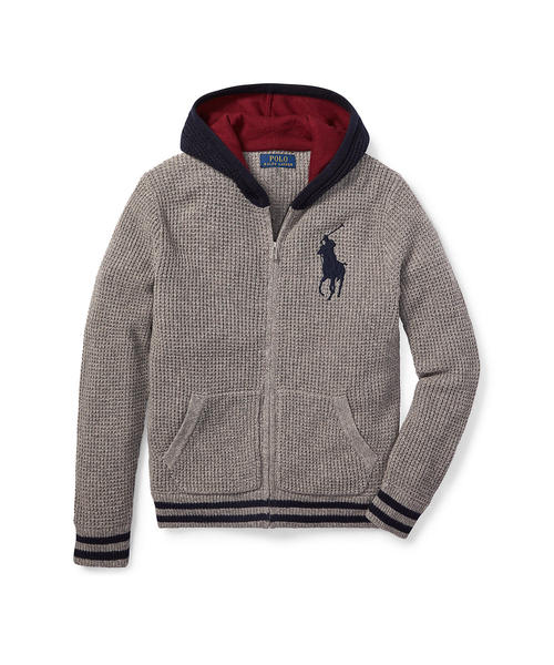Polo Ralph Lauren Childrenswear ポロラルフローレンチャイルドウェア の Big Pony コットンブレンド フーディ パーカー Wear