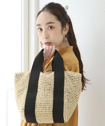 coen | 【『リンネル』6月号掲載】ペーパートートバッグ（カゴバッグ）(トートバッグ)