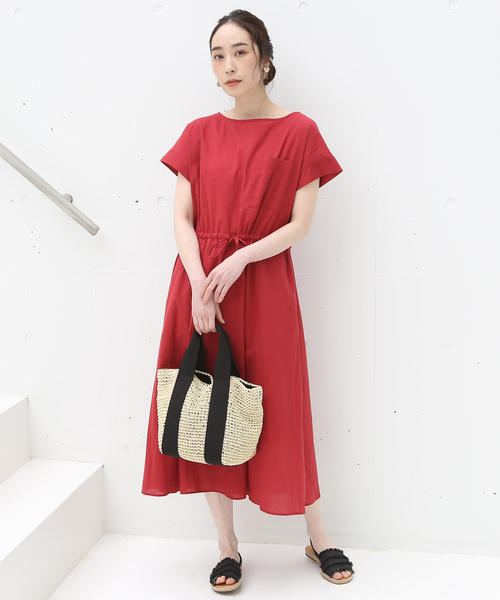 coen（コーエン）の「【『リンネル』6月号掲載】ペーパートートバッグ（カゴバッグ）（トートバッグ・レディース・レッド/ロイヤルブルー/ブラック・FREE）」の6枚目の写真