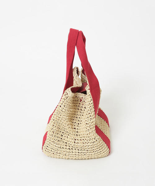 coen（コーエン）の「【『リンネル』6月号掲載】ペーパートートバッグ（カゴバッグ）（トートバッグ・レディース・レッド/ロイヤルブルー/ブラック・FREE）」の11枚目の写真