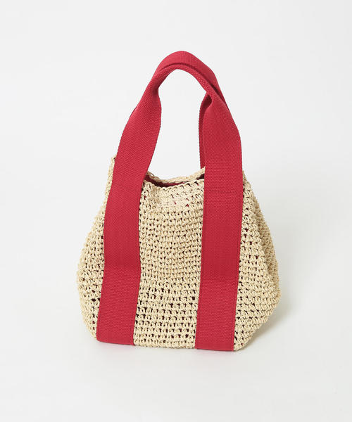 coen（コーエン）の「【『リンネル』6月号掲載】ペーパートートバッグ（カゴバッグ）（トートバッグ・レディース・レッド/ロイヤルブルー/ブラック・FREE）」の17枚目の写真