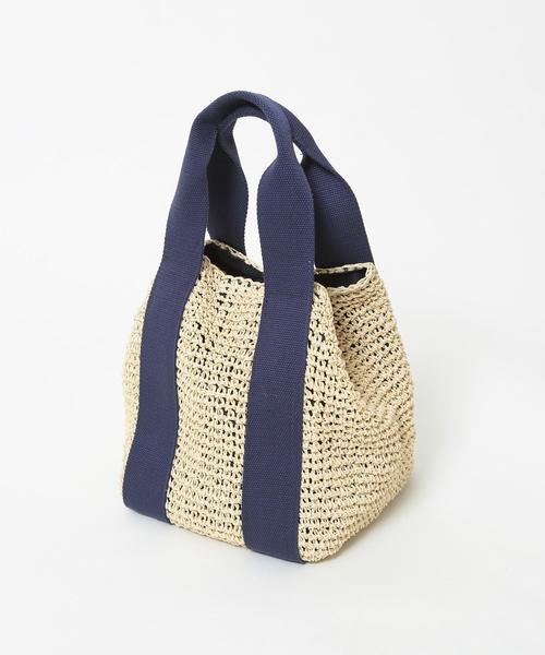 coen（コーエン）の「【『リンネル』6月号掲載】ペーパートートバッグ（カゴバッグ）（トートバッグ・レディース・レッド/ロイヤルブルー/ブラック・FREE）」の16枚目の写真