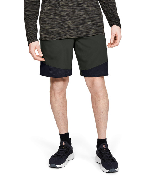 UNDER ARMOUR（アンダーアーマー）の「メンズトレーニングショートパンツ / バニッシュウーブンショーツ（その他パンツ・メンズ・ブラック/ネイビー/ダークグレー/ダークブルー/グリーン系その他/カーキ/ブラック×レッド・XL/MD/LG/SM/3XL/XXL）」の4枚目の写真