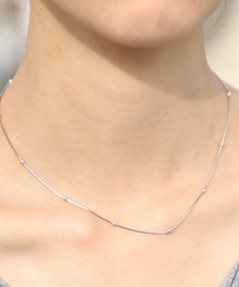 florist | 【silver925】ボールスネークチェーンチョーカーショートネックレス(ネックレス)