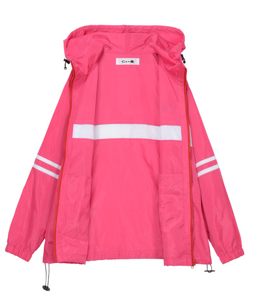 にゃー（ニャー）の「S にゃーウインドブレー（ブルゾン・レディース・ピンク/ネイビー/ブラック・02/03/3）」の5枚目の写真