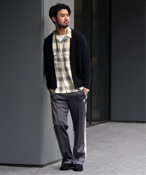 EDIFICE(エディフィス)の「Japanese paper YARN ラップカーデ(カーディガン/ボレロ・メンズ・ブラック/ブラウン/カーキ/ブルー/ネイビー・SMALL/MEDIUM/LARGE)」の6枚目の写真