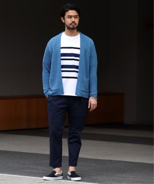 EDIFICE(エディフィス)の「Japanese paper YARN ラップカーデ(カーディガン/ボレロ・メンズ・ブラック/ブラウン/カーキ/ブルー/ネイビー・SMALL/MEDIUM/LARGE)」の10枚目の写真