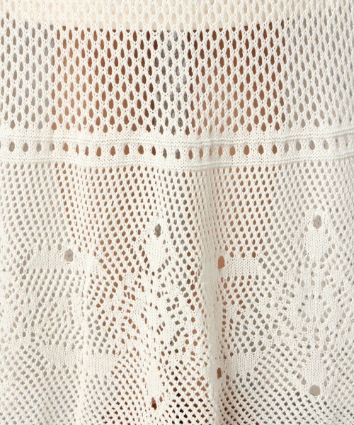 LOWRYS FARM（ローリーズファーム）の「カギバリマキシスカート　832139（スカート・レディース・ブラック/アイボリー/ブルー・FREE）」の7枚目の写真