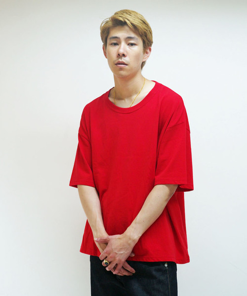 KAIKO（カイコー）の「KAIKO OBLONG T-SHIRT BUG（Tシャツ/カットソー・メンズ・ホワイト/チャコールグレー/ライトグレー/ライトパープル/レッド・S/M/L）」の2枚目の写真