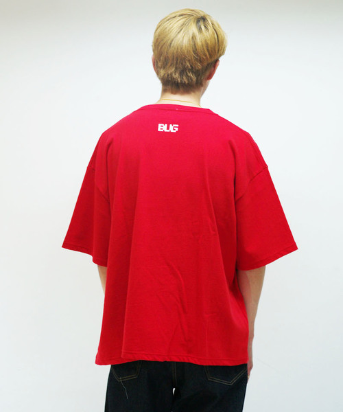 KAIKO（カイコー）の「KAIKO OBLONG T-SHIRT BUG（Tシャツ/カットソー・メンズ・ホワイト/チャコールグレー/ライトグレー/ライトパープル/レッド・S/M/L）」の12枚目の写真