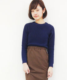 Kastane | 畦クルーニットPO(ニット/セーター)