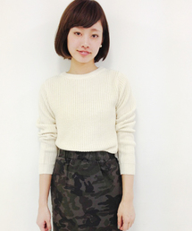 Kastane | 畦クルーニットPO(ニット/セーター)