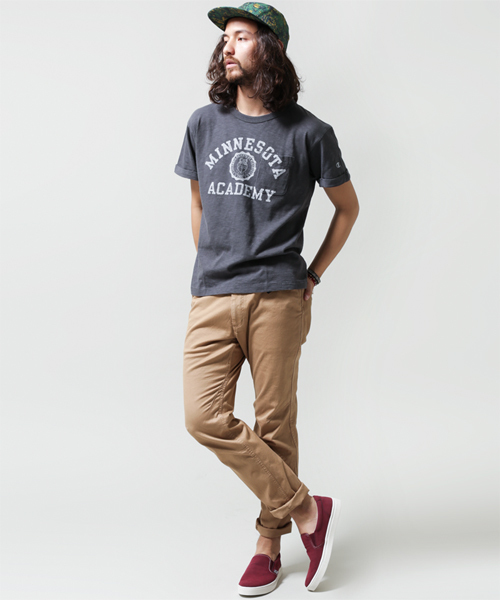 NANO universe（ナノユニバース）の「TMT別注 ユニセックスカラースリッポン（スニーカー・メンズ・ライトグレー/ボルドー/レッド/ピンク/イエロー/ブルーグリーン/ネイビー/ターコイズブルー/ブルー/グリーン/ベージュ/ブラック・35/43/42/41/38/36/37/44）」の16枚目の写真