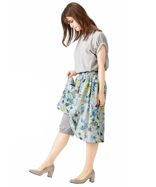 IEDIT(イディット)の「IEDIT お悩みをくるっと解決 吸汗速乾加工のメッシュペチパンツ(その他アンダーウェア/インナー・レディース・ベージュ/グレー/ブラック・SMALL/MEDIUM/LARGE/X-LARGE/XX-LARGE)」の6枚目の写真