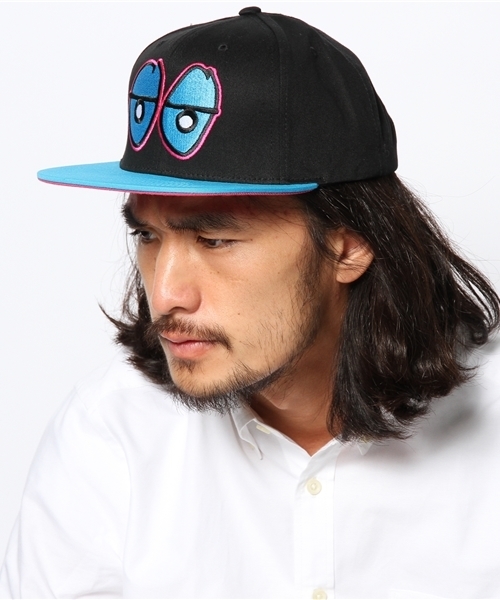 BEAMS(ビームス)の「KROOKED / EYES SNAP BACK(キャップ・メンズ・ブラック/パープル・ONE SIZE)」の10枚目の写真