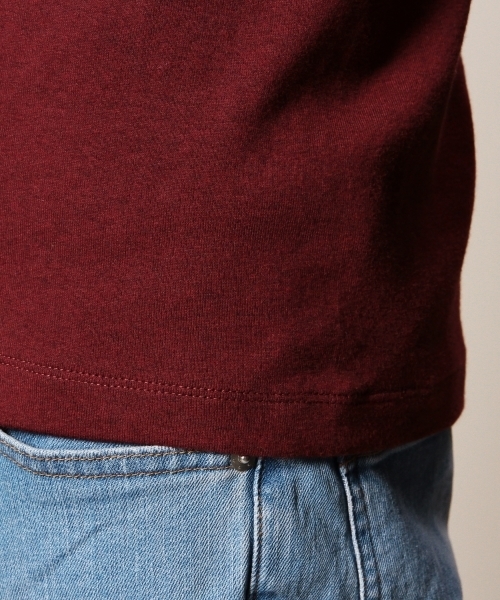 BEAUTY&YOUTH UNITED ARROWS（ビューティーアンドユースユナイテッドアローズ）の「BY フライス Vネック ショートスリーブ カットソー ◆（Tシャツ/カットソー・メンズ・グレー/ダークグレー/ホワイト/ライラック/ライトブルー/ネイビー/ケリー/レッド/ワインレッド/ブラック・SMALL/LARGE/MEDIUM/X-LARGE）」の18枚目の写真