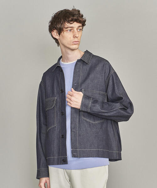 【即完】H TWILL CPO JACKET/ジャケット　ブルー 即完】H TWILL CPO JACKET/ジャケット ブルー