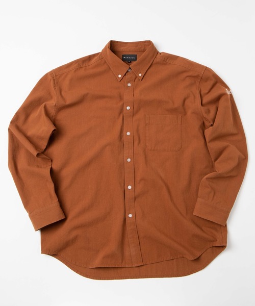 BUCCA 44（ブッカフォーティーフォー）の「【BUCCA 44】ワンポイント刺繍ボタンダウンオックスフォードシャツ（シャツ/ブラウス・メンズ・ホワイト/ブラック/ブラウン・MEDIUM/LARGE/X-LARGE/XX-LARGE/XXX-LARGE）」の5枚目の写真