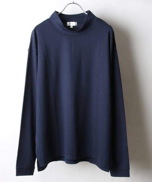 NILWAY（ニルウェイ）の「ヒートポンチハイネックカットソー（Tシャツ/カットソー・メンズ・カーキ/ベージュ/ホワイト/グレー/ブラック/ネイビー/ブラウン・X-LARGE/LARGE/MEDIUM）」の7枚目の写真