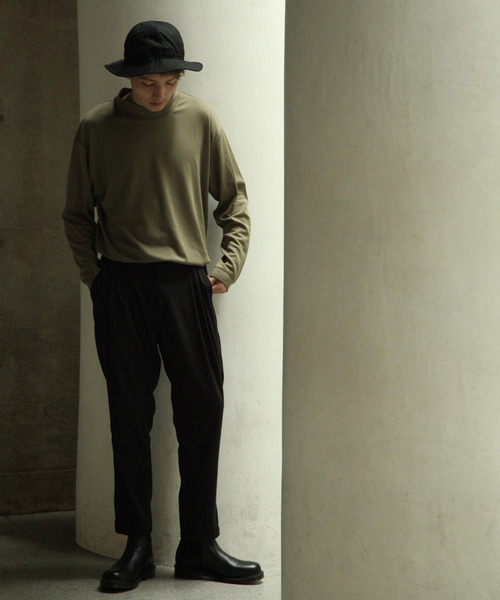 NILWAY（ニルウェイ）の「ヒートポンチハイネックカットソー（Tシャツ/カットソー・メンズ・カーキ/ベージュ/ホワイト/グレー/ブラック/ネイビー/ブラウン・X-LARGE/LARGE/MEDIUM）」の18枚目の写真