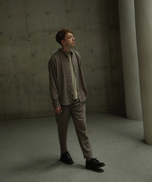 NILWAY（ニルウェイ）の「ヒートポンチハイネックカットソー（Tシャツ/カットソー・メンズ・カーキ/ベージュ/ホワイト/グレー/ブラック/ネイビー/ブラウン・X-LARGE/LARGE/MEDIUM）」の12枚目の写真