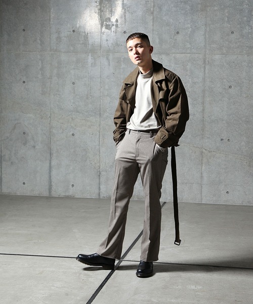 NILWAY（ニルウェイ）の「ヒートポンチハイネックカットソー（Tシャツ/カットソー・メンズ・カーキ/ベージュ/ホワイト/グレー/ブラック/ネイビー/ブラウン・X-LARGE/LARGE/MEDIUM）」の8枚目の写真