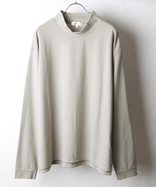 NILWAY（ニルウェイ）の「ヒートポンチハイネックカットソー（Tシャツ/カットソー・メンズ・カーキ/ベージュ/ホワイト/グレー/ブラック/ネイビー/ブラウン・X-LARGE/LARGE/MEDIUM）」の10枚目の写真