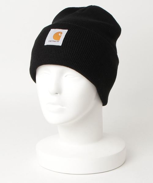 Carhartt（カーハート）の「【Carhartt / カーハート】 ACRYLIC WATCH HAT ニットキャップ（ニットキャップ/ビーニー・メンズ・ブラック/ライム/ライトブラウン/杢グレー/オレンジ系その他2・FREE）」の2枚目の写真
