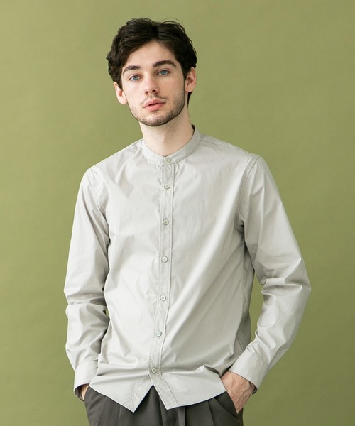 UNITED TOKYO（ユナイテッドトウキョウ）の「Quick DRYバンドカラーシャツ（シャツ/ブラウス・メンズ・ライトグレー/ブラック/ベージュ/ネイビー/オフホワイト/カーキ・1/2/3）」の13枚目の写真