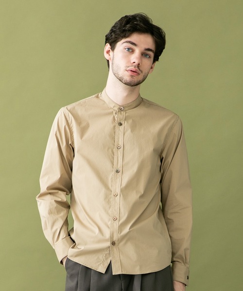 UNITED TOKYO（ユナイテッドトウキョウ）の「Quick DRYバンドカラーシャツ（シャツ/ブラウス・メンズ・ライトグレー/ブラック/ベージュ/ネイビー/オフホワイト/カーキ・1/2/3）」の18枚目の写真