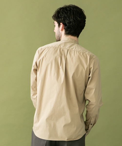 UNITED TOKYO（ユナイテッドトウキョウ）の「Quick DRYバンドカラーシャツ（シャツ/ブラウス・メンズ・ライトグレー/ブラック/ベージュ/ネイビー/オフホワイト/カーキ・1/2/3）」の20枚目の写真