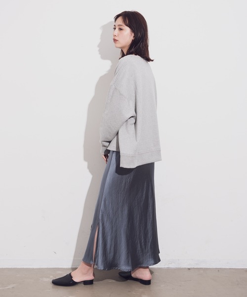 Aunt Marie's（アントマリーズ）の「AUNT MARIE'S カットオフスウェット（スウェット・レディース・ホワイト/ベージュ/グレー・FREE）」の18枚目の写真