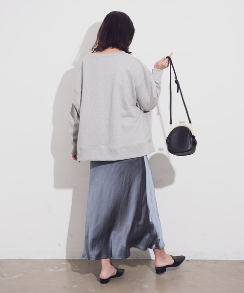 Aunt Marie's（アントマリーズ）の「AUNT MARIE'S カットオフスウェット（スウェット・レディース・ホワイト/ベージュ/グレー・FREE）」の19枚目の写真