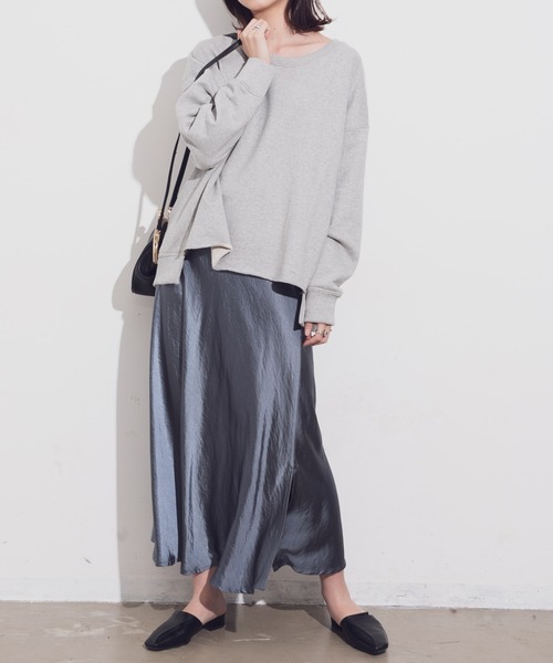 Aunt Marie's（アントマリーズ）の「AUNT MARIE'S カットオフスウェット（スウェット・レディース・ホワイト/ベージュ/グレー・FREE）」の20枚目の写真