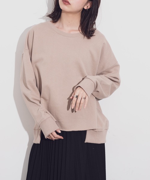 Aunt Marie's（アントマリーズ）の「AUNT MARIE'S カットオフスウェット（スウェット・レディース・ホワイト/ベージュ/グレー・FREE）」の21枚目の写真