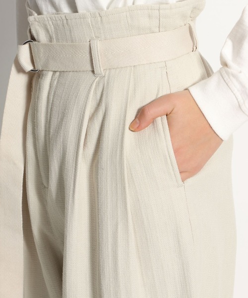 niko and...（ニコアンド）の「【CM着用アイテム】ベルトハイウエストパンツ（その他パンツ・レディース・ライトブルー/ベージュ/ブラウン・MEDIUM/LARGE）」の10枚目の写真