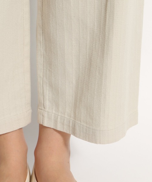 niko and...（ニコアンド）の「【CM着用アイテム】ベルトハイウエストパンツ（その他パンツ・レディース・ライトブルー/ベージュ/ブラウン・MEDIUM/LARGE）」の11枚目の写真