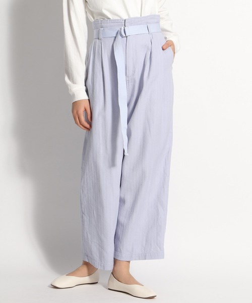 niko and...（ニコアンド）の「【CM着用アイテム】ベルトハイウエストパンツ（その他パンツ・レディース・ライトブルー/ベージュ/ブラウン・MEDIUM/LARGE）」の13枚目の写真