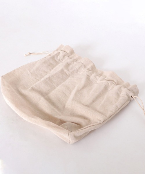 archives（アルシーヴ）の「コットンネットBAG（かごバッグ・レディース・ベージュ/オフホワイト/マスタード・MEDIUM）」の6枚目の写真